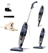 Sancorp Corded Stick Vacuum Cleaner, 3-in-1 Handheld with 180°Left-Right Steering, 14KPA Powerful...