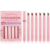 MooGlamor 6 Pcs Shimmer Eye Shadow Stick Glitter Eye Shadow with Two-Color Gradient and Waterproo...