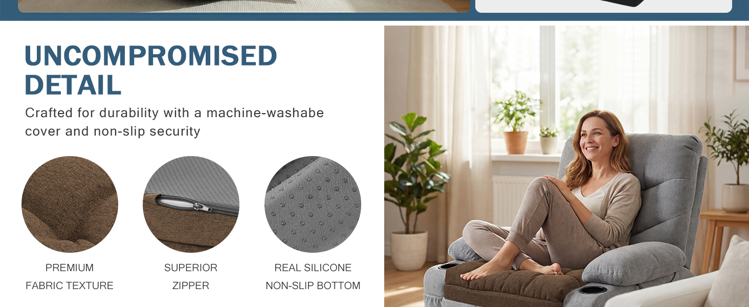 memory foam recliner cushion