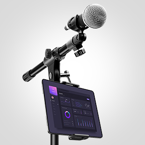 ipad mic stand holder