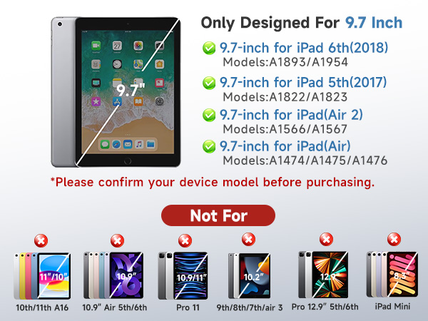 keyboard case for ipad 9.7