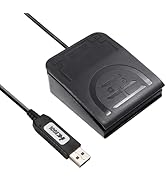 iKKEGOL Upgraded USB Single Foot Pedal Mechanical Switch Control One Key Program Computer Keyboar...