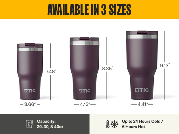 RTIC 40oz Essential Tumblers
