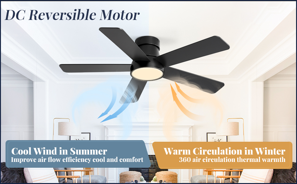 42 Inch Ceiling Fans with Lights and Remote