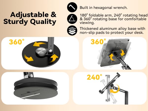 portable monitor stand desk mount office setup work accessories