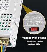 New Version 110V AC to 12V DC Converter Switching Power Supply Transformer Adapter SMPS AC to DC ...