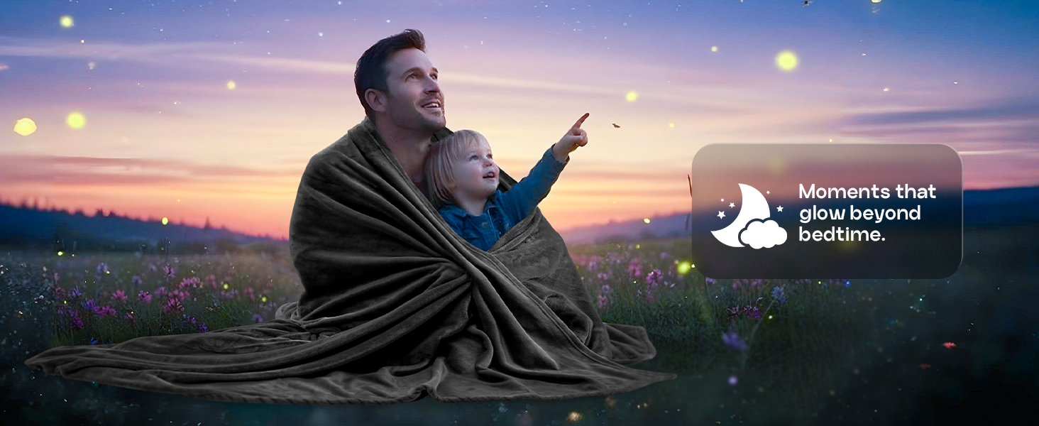 grey fleece blanket