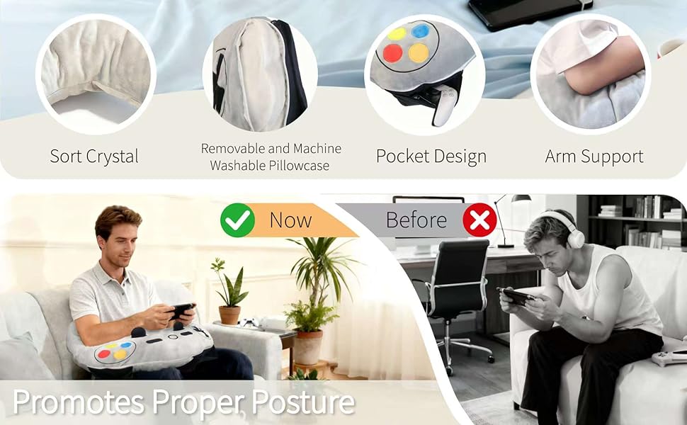 reading pillow for gamer