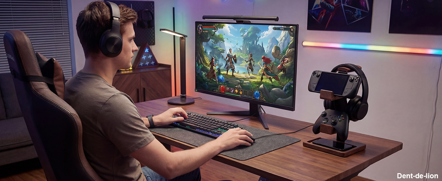 Gaming Controller &amp;amp; Headset Holder Stand for Desk