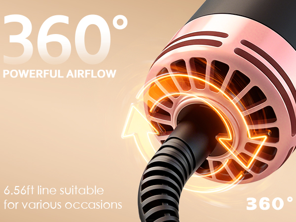 Hair Blow Dryer Brush for Travel