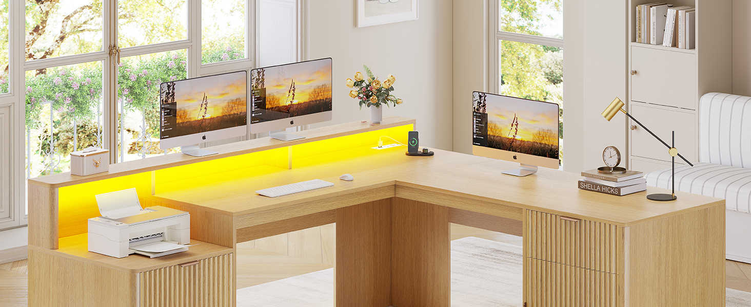 Modern L Shaped Desk
