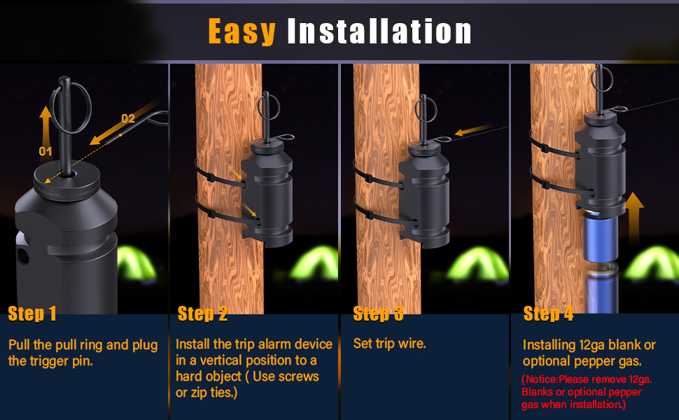 Early Warning Security System for Camping and Property Safety