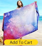 SYOURSELF Microfiber Beach Towel for Travel, 60"x 30",Extra Large Beach Towels,Quick Dry,Super Ab...
