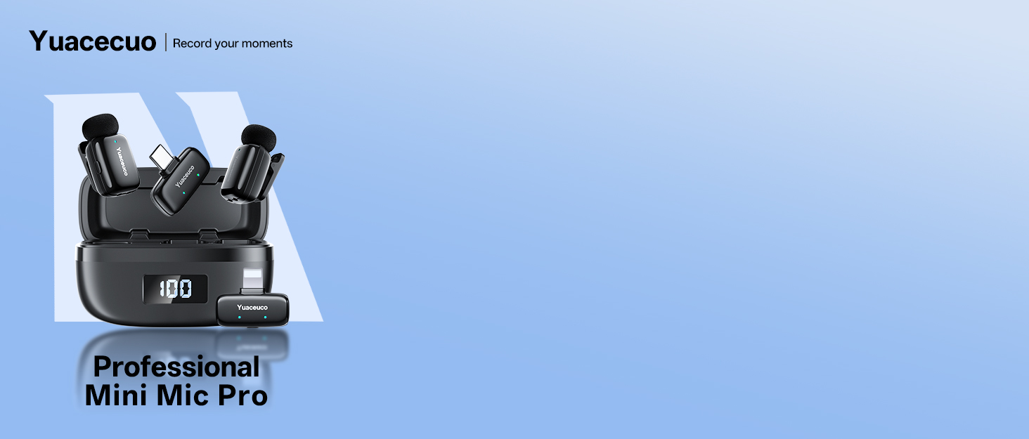 Mini Wireless Lavalier Microphone for iPhone