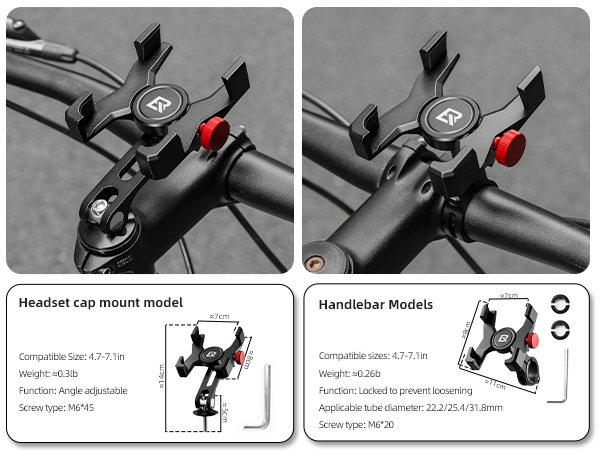 Handlebar Mounted Cell Phone Holder