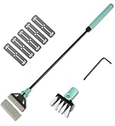 UPETTOOLS Aquarium Algae Scraper Cleaner with 5 Stainless Steel Blades – Fish Tank Glass Cleaning...