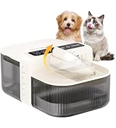 Invengo Wireless Cat Water Fountain, 3.5L/118oz Pet Fountain Cat &amp; Dog, 304 Stainless Steel Bowl,...