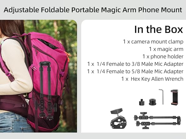 webcam arm, desk phone mount, phone arm, tripod arm