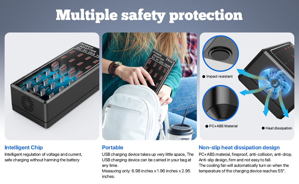 Charging Station USB 24 Port