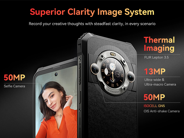 5g rugged smartphone unlokced with dual 50MP camera