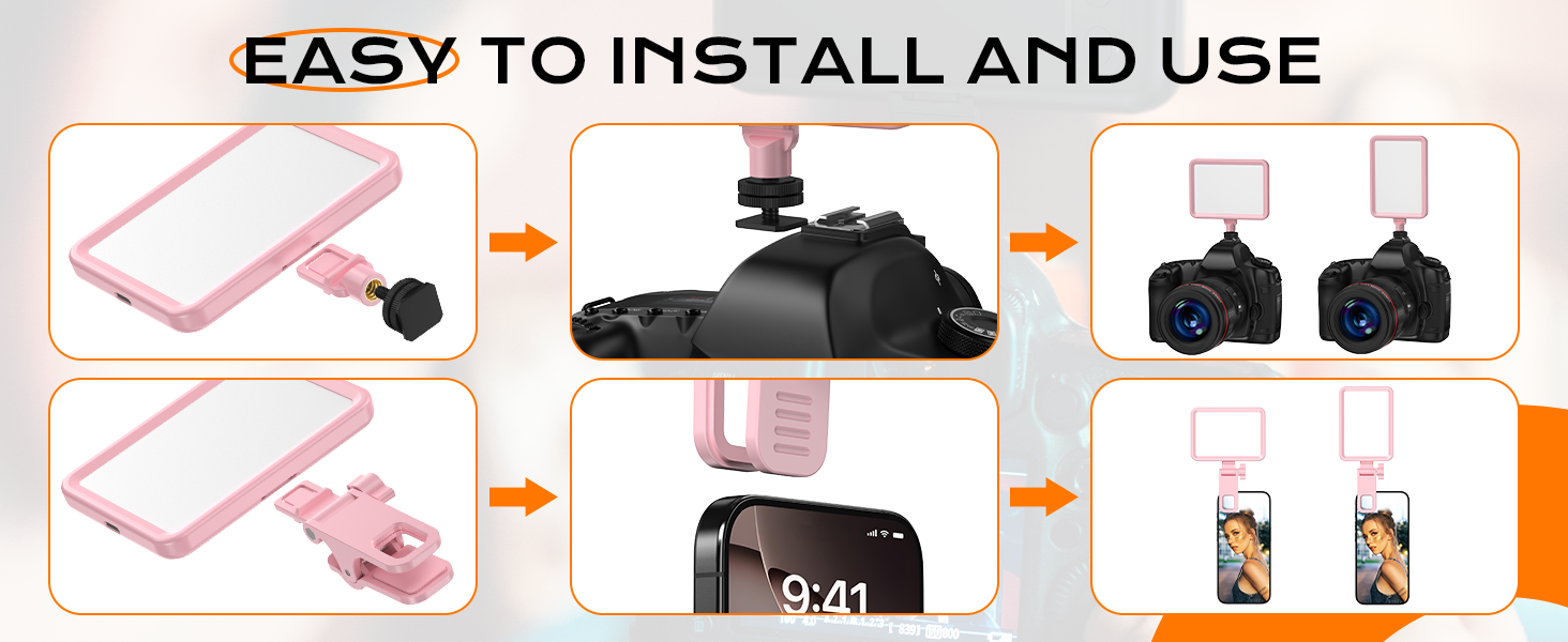 ring light clip light for phone photography selfie light cell phone selfie light ring selfie light