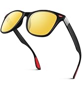 LINVO Polarized Sunglasses for Men and Women, Ultralight TR90 Driving Fishing Golf HD UV400 Shades
