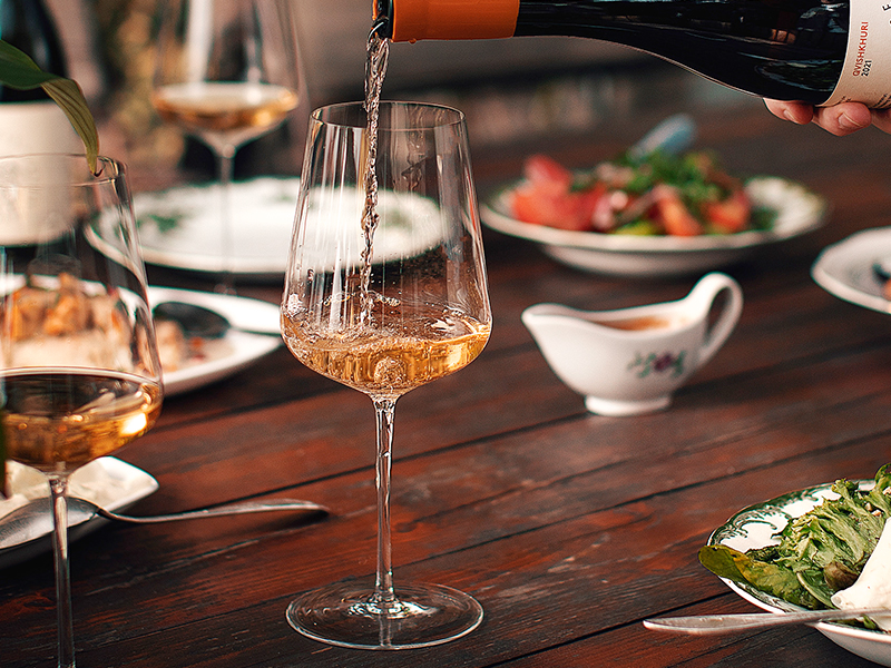 wine glasses