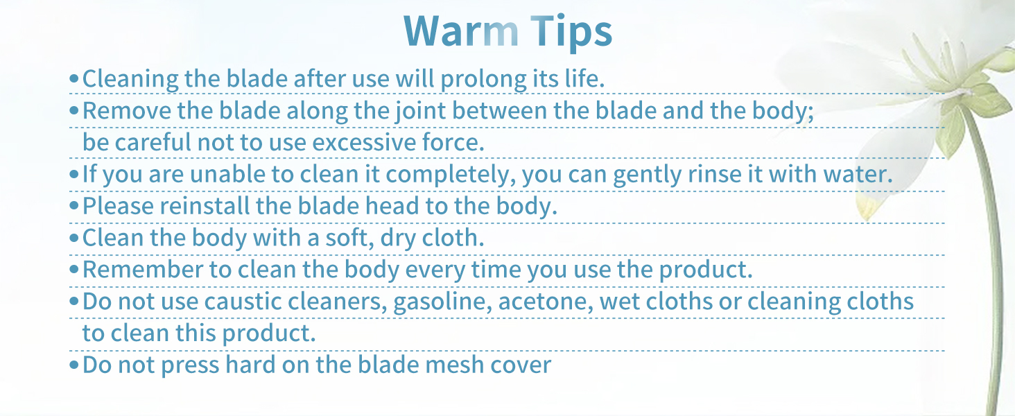 facial epilator for women
