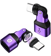 EndlesShine Magnetic USB A to Type-C/USB-C Adapter, 240W PD Fast Charging, 480Mbps Data Transfer,...
