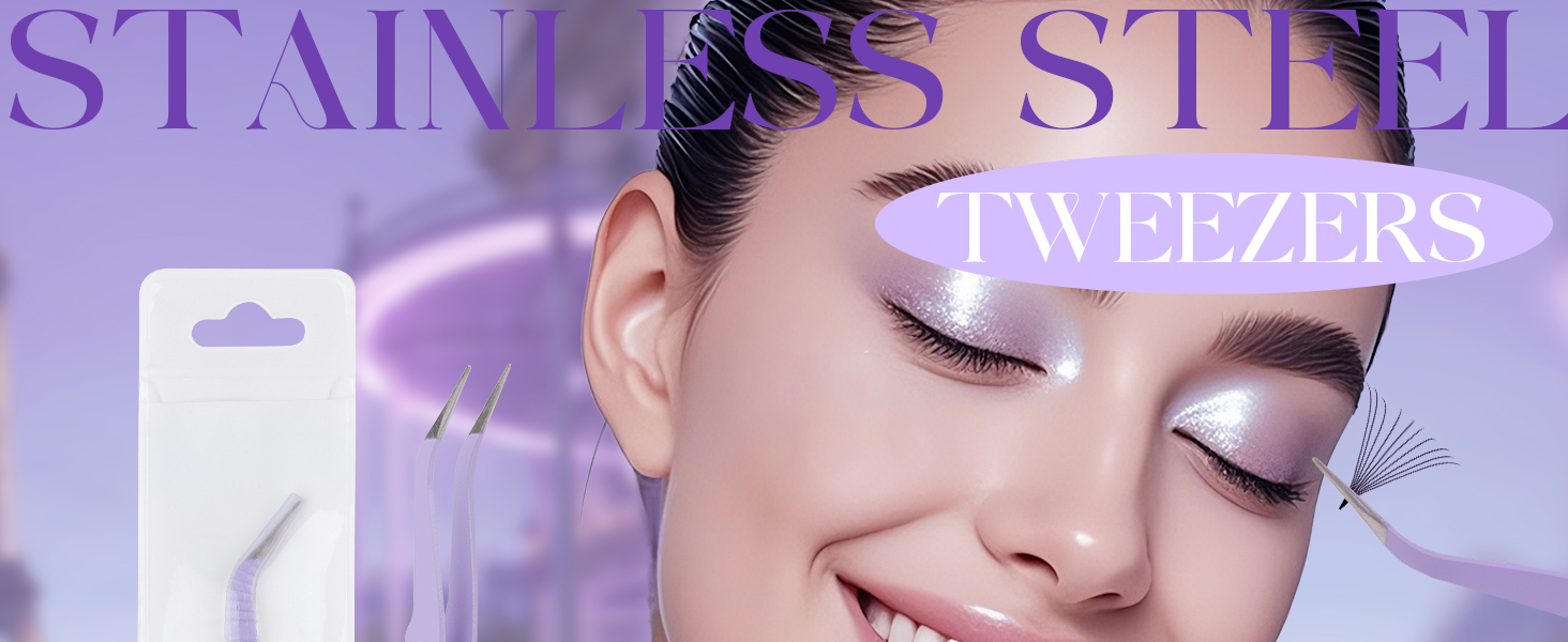 Professional Eyelash Tweezers