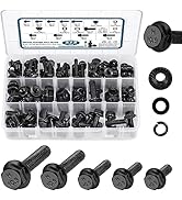 272Pcs Flange Hex Bolts and Nuts Kit,M6 Bolt,M8 x1.25 Bolts,M10-1.5,SATANTECH Metric Bolt Assortm...