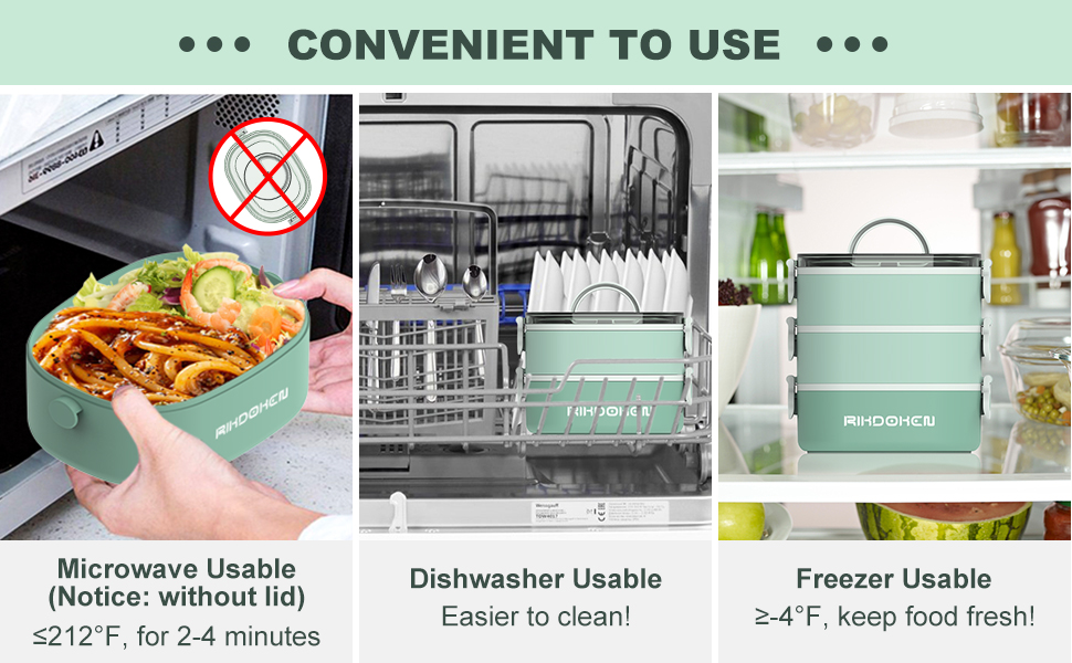 bento boxes lunch container lunch box food containers for lunch salad sandwich stackable lunch