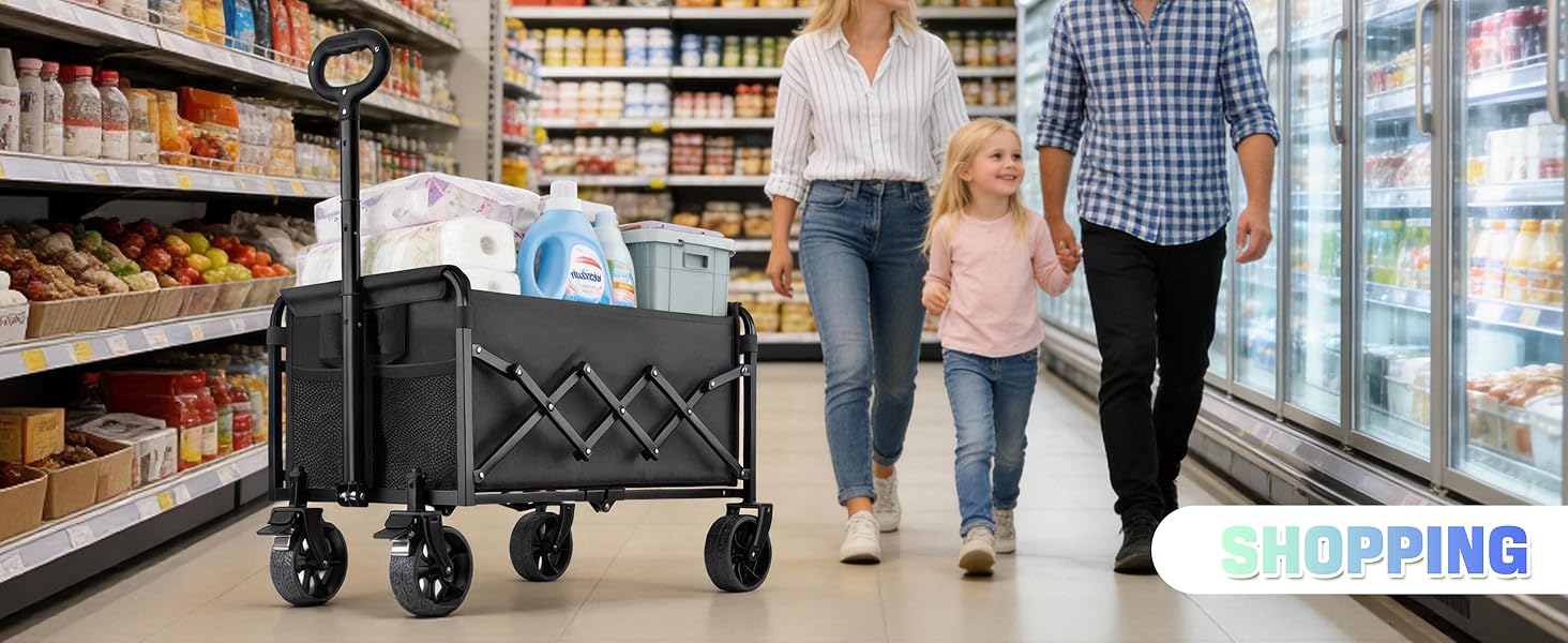 Collapsible wagon cart