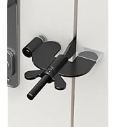 WINOLNY Heavy-Duty Portable Door Lock - Portable Safety Hotel Door Lock with Protective Silicone ...