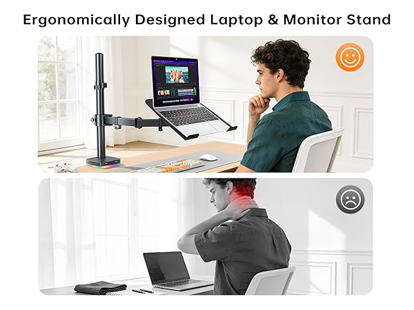 RGB Laptop Mount Stand