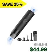 HOTO Handheld Vacuum Cleaner Cordless, Desk Vacuum Cleaner Compressed Electric Air Duster 15000Pa...