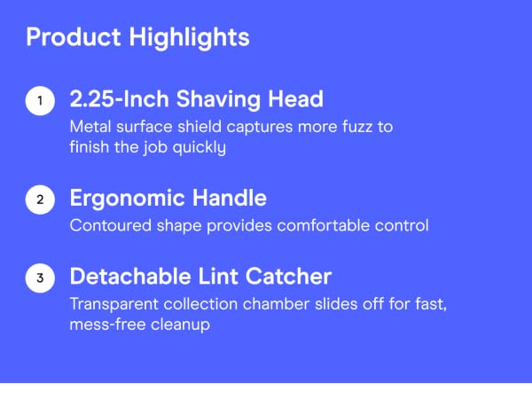Product highlights