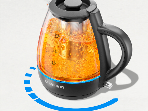 Boils 0.5 liters in 3 minutes