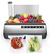 Syaws Vacuum Sealer,Automatic Food Sealer,9-In-1 Food Vacuum Saver with Dry/Moist Mode,Roll Bag S...
