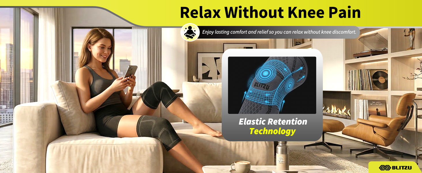 knee compression sleeves for men women knee brace support