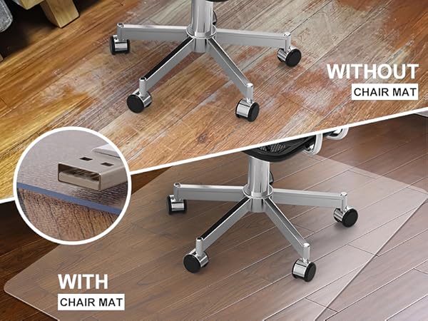 clear floor mat for office chair