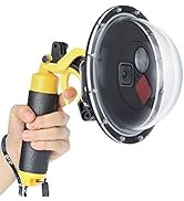 SOONSUN Waterproof Dome Port for GoPro Hero 5 Black Hero 6 Black Hero 7 Black Hero (2018) Camera,...