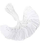 joycraft 500Pcs Price Tags with String Attached,Super Mini White Writable Merchandise Hang Tags,P...