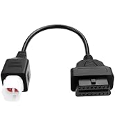 TIENFOKOTA 4-Pin OBD2 Adapter Compatible OBD to 4pin for Yamaha Motorcycle Diagnostic Cable, TIEN...