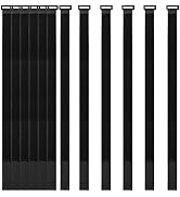 [12 Pack] 1 x 24" Hook and Loop Reusable Fastening Securing Cable Straps by YiwerDer - Durable Mu...