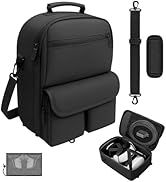 MS.CLEO Carrying Case for Meta Quest 3S/3/2, Travel Case with Bag Strap, Large-Capacity Protectiv...