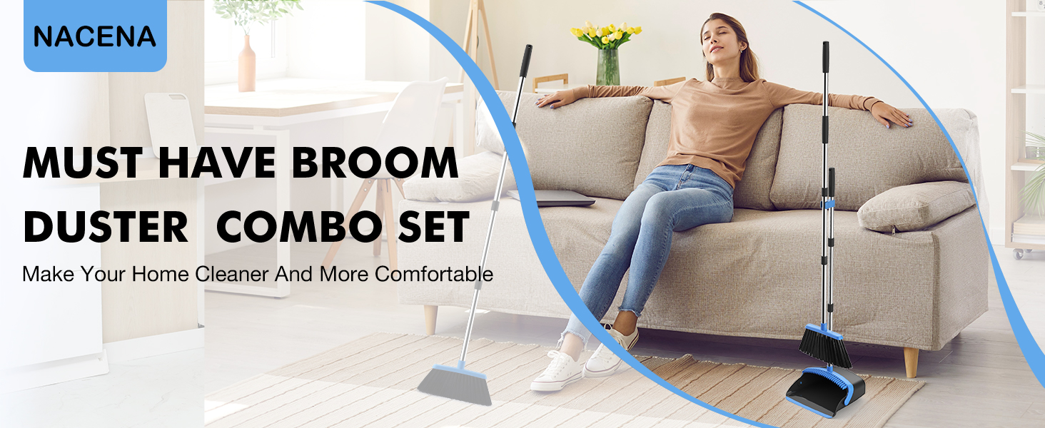Broom and Dustpan Set