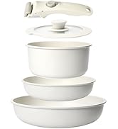 5Pcs Pots and Pans Set Non Stick