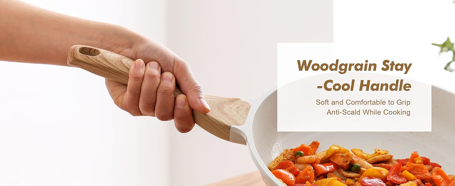 Stay-cool handle