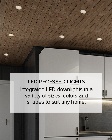 led, recessed lights, integrated, white, black, bronze, 4-inch, 6-inch, 2-inch, slim, retrofit